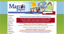 Desktop Screenshot of marcopaper.com